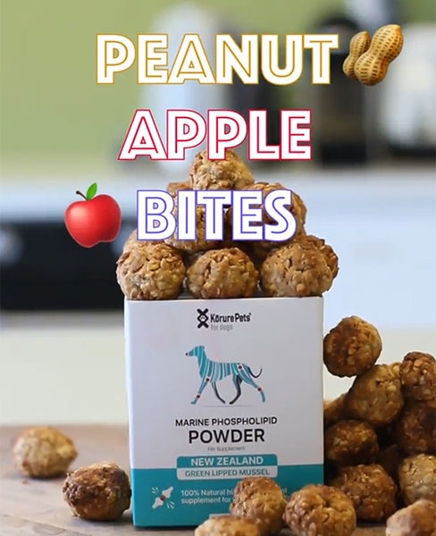 Peanut Butter Apple Bites: Healthy Homemade Dog Treats | Kōrure Pets