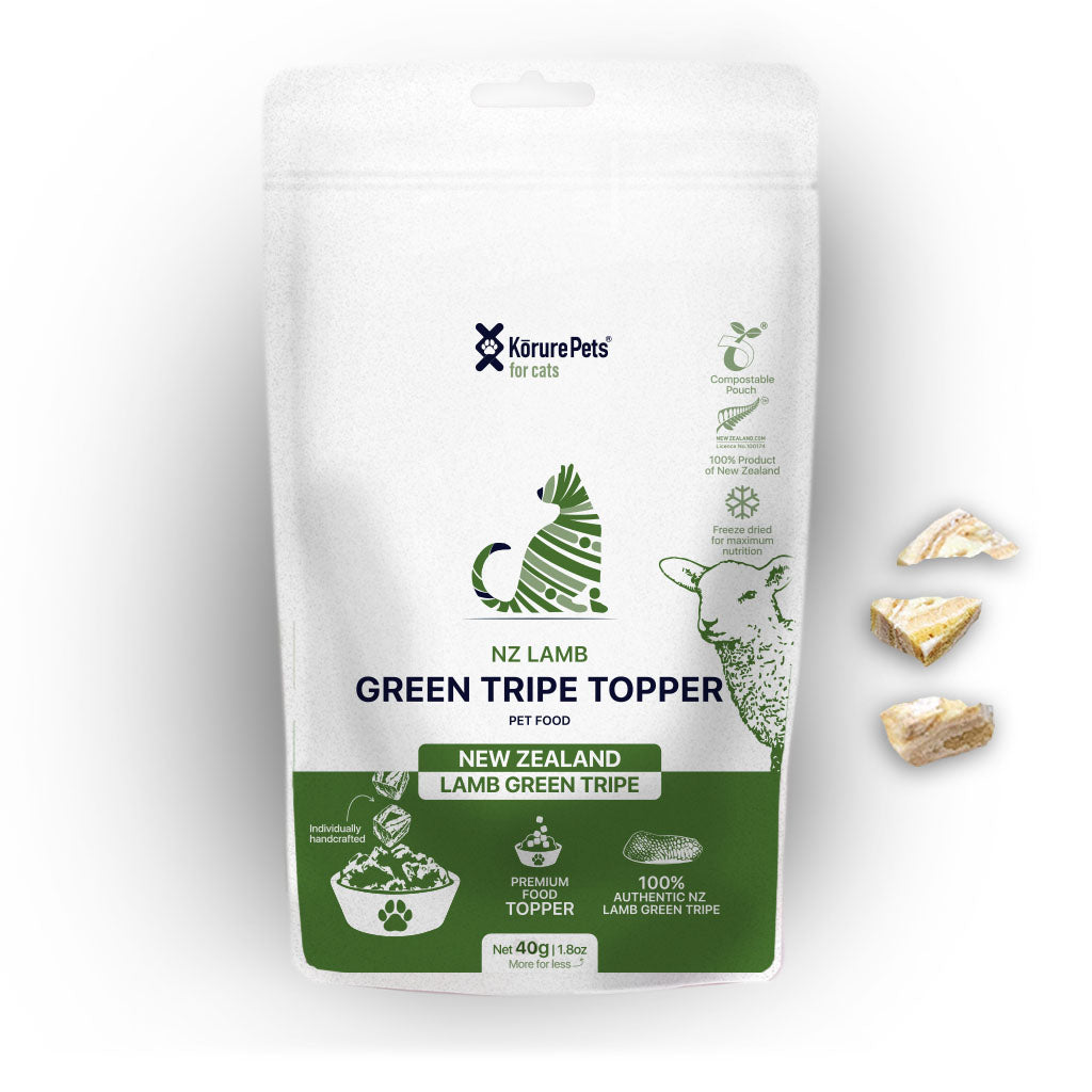 Cat Green Tripe Topper Korure Pets