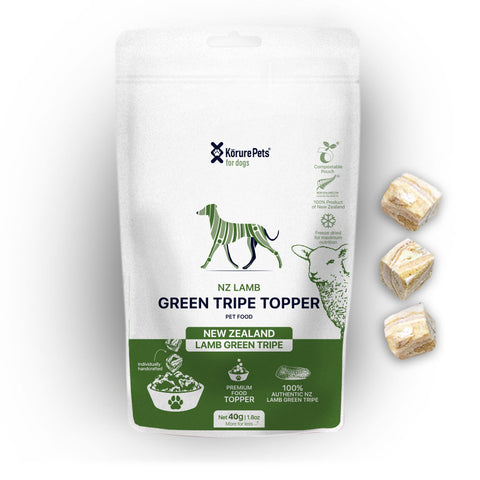 Dog Green Tripe Topper Korure Pets